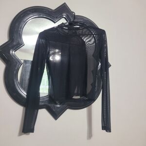 Sheer Black Longsleeve